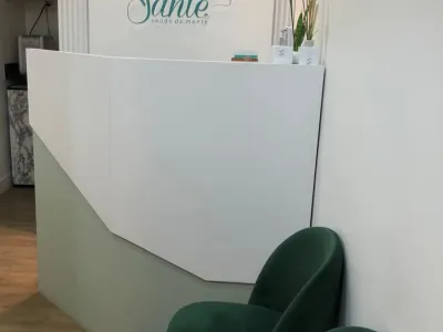 Recepção da clínica