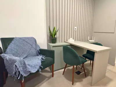 Sala de atendimento da clínica