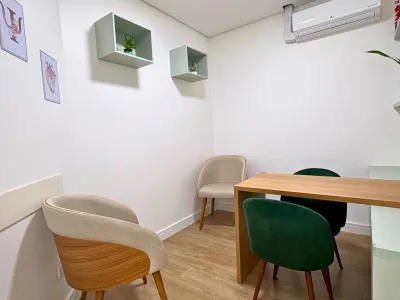 Sala de atendimento da clínica
