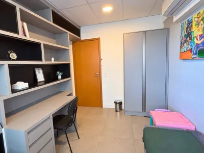 Sala de atendimento da clínica